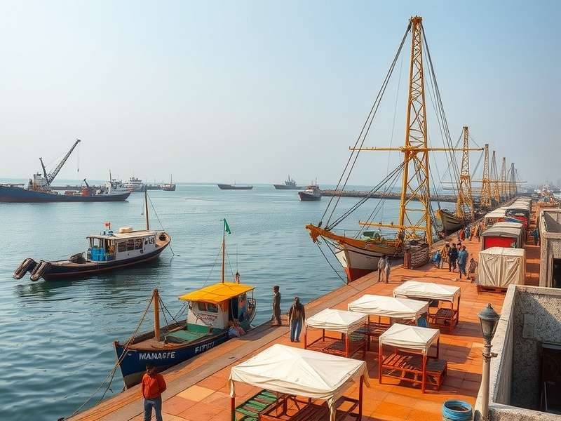 Mangalore Port Icon Download Distribution Map of India